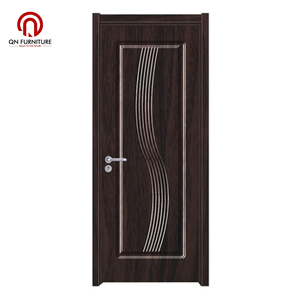 Puertas Modernas de MDF con Acabado en PVC, Resistentes al Agua, para Interiores de Apartamentos, Dormitorios, Hoteles, Escuelas, Baños, Cocinas y Villas (OEM) - Product Image 4