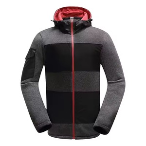 Custom Logo Soft Shell <b>Fleece</b> <b>Jacket</b> Windproof Waterproof Hooded <b>Warm</b> Outerwear for Outdoor Hiking - Product Image 6
