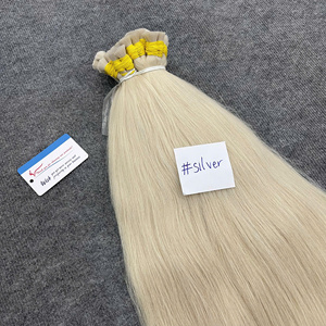 Proveedor de Cabello Humano Vietnamita 100% Natural, Extensiones de Cabello Liso en Color Plateado, Listo para Enviar al por Mayor - Product Image 5