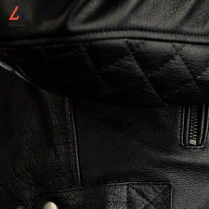 Chaqueta de moto para hombre con múltiples bolsillos y tela interior cómoda, logotipo personalizado, chaqueta de invierno - Product Image 3