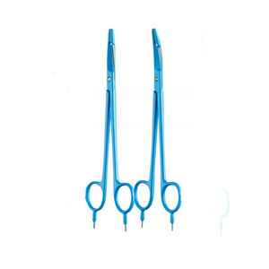 Tijeras Bipolares Delicadas Metzenbaum Profesionales, Curvas, de Acero Inoxidable, Tijeras Bipolares Electrolíticas de Alta Calidad - Product Image 5