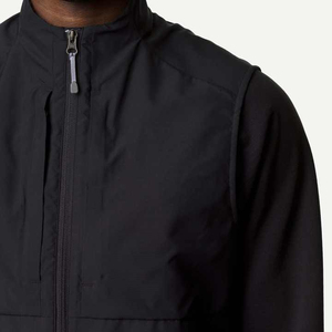 Custom Sleek Men's <b>Softshell</b> <b>Gilet</b>, Wind-Resistant Lightweight Sleeveless Jacket, Premium OEM Activewear for Layering - Product Image 2