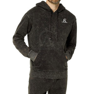 New Arrival Casual Wear Collection Acid Wash Tracksuit <b>Oversized</b> Hoodie And <b>Jogger</b> Two Piece Set For Daily Comfort - Product Image 2