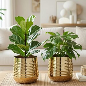 Jardinière en fer forgé décorative pour la maison, idéale pour l'intérieur, l'extérieur, le balcon, le salon, exportée dans le monde entier depuis l'Inde - Product Image 1