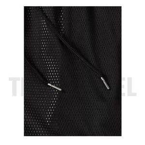 กางเกงขาสั้นผ้าตาข่ายทรงหลวมเอวยางยืดสำหรับผู้ชาย เสื้อผ้ากีฬา กางเกงขาสั้นตาข่ายแบบกำหนดเองสำหรับผู้ชาย - Product Image 4