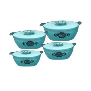 Fournisseur réputé vendant un ensemble de casseroles micro-ondables de haute qualité (4 pièces) avec couvercles, d'origine indienne. - Product Image 1