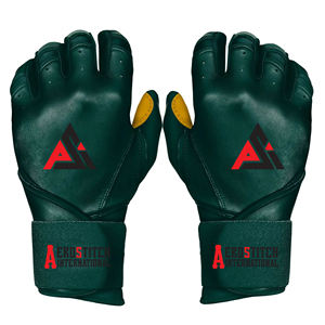 Gants de frappeur de baseball avec logo personnalisé, gants de baseball en cuir pour hommes avec logo et taille personnalisés - Product Image 1