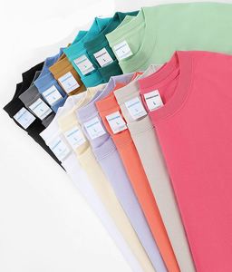 Pink Long Sleeve Cotton T-Shirt O-Neck Regular Fit Casual Men's Blank Front <b>Logo</b> Printed Knitted Solid Color - Product Image 4