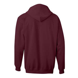 Sudadera con capucha para hombre, estilo urbano, 100% algodón, forro polar grueso, antiarrugas, transpirable, lisa, con capucha. - Product Image 3