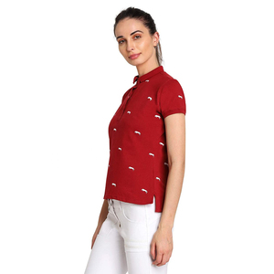T-shirt de sport pour femme, dernière collection, chemise de golf personnalisée en coton de haute qualité pour femme 2026 - Product Image 4