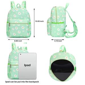 Nouveau style tendance : Sac à dos souple et élégant pour adolescentes, idéal pour l'école et les voyages, avec fermeture éclair et bandoulière. - Product Image 2