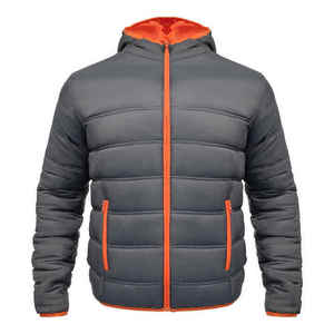Fully Customized Men's Waterproof Canvas Puffer <b>Jackets</b> Polyester Wadding Filled Winter DDP Shipping - Product Image 1