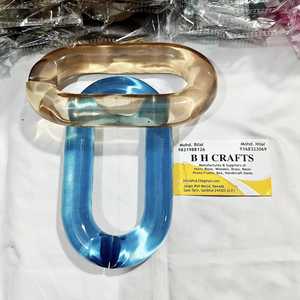 งานศิลปะเรซิ่นอีพ็อกซี่แบบกำหนดเอง รูปทรงโซ่แขวนผนังอเนกประสงค์ สำหรับงาน DIY ตกแต่งห้องแบบส่วนตัว ฉากกั้นห้องรูปนางฟ้า - Product Image 5