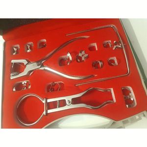 Professional Stainless Steel Dental Rubber Dam Instrument Kit with Rubber Dam <b>Frame</b> Punch <b>Clamp</b> Forceps Assorted <b>Clamps</b> - Product Image 3