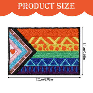 Wholesale Custom Embroidery Patches Embroidered Woven Badge Iron On Sew On <b>Applique</b> Personalized Patches for Bags Hats Jackets - Product Image 5