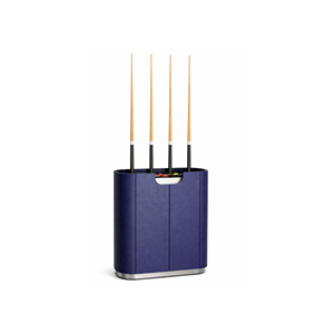 Soporte para tacos de billar de madera y cuero Blue Ember, accesorio de billar de lujo, calidad premium para mesa de billar con embalaje personalizado. - Product Image 4