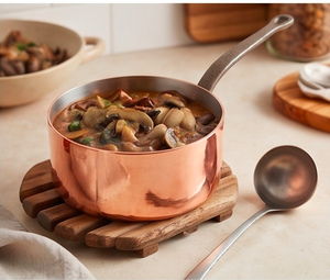 Rose Gold Polished <b>Sauce</b> Pans Frying Pan Utensils Metal Pans For Kitchenware Hotel Restaurantware And Home Use - Product Image 5