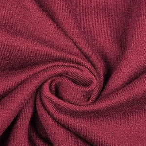 T-shirt à manches longues pour femme, couleur unie, col rond, coupe ajustée, tricoté, 100% coton, respirant, toutes saisons - Product Image 6