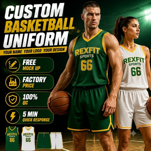 Tenue de basketball entièrement personnalisable avec service de conception intégrale et approbation d'échantillons pour l'identité des équipes et des ligues de marque - Product Image 2