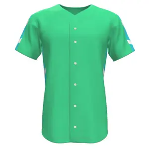 Uniforme de baseball léger personnalisé avec logo, respirant, prix abordable, pour hommes - Product Image 3