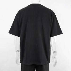 100% Cotton Summer New Men's T-<b>shirt</b> <b>White</b> Solid O-neck Short Sleeve Casual Boxy Style with Digital Printing - Product Image 6
