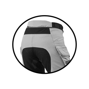 Pantalon cargo homme personnalisé avec logo, imperméable, mi-lourd, taille élastique, coupe droite décontractée, multi-poches, en tissu peigné, idéal pour la randonnée - Product Image 5