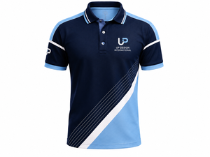 เสื้อโปโลผู้ชายแบบกำหนดเอง แห้งเร็ว ผลิตจากโพลีเอสเตอร์ สำหรับทีมกอล์ฟ ชุดยูนิฟอร์ม พร้อมปักโลโก้ รับผลิตเสื้อผ้ากีฬาแบบ OEM ODM - Product Image 1