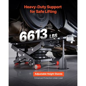 Sollevatore Auto Portatile ad Aria Compressa, Capacità 3 Tonnellate (6613 Libbre), Altezza Massima 21,7 Pollici, Supporto Regolabile con Airbag - Product Image 4