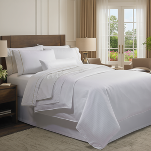 Juego de Sábanas y Fundas de Almohada de Algodón para Hotel 1KING-+2Plw 400 TC 108x108 Pulgadas, Tamaño King, Lujo, 100% Algodón - Product Image 3