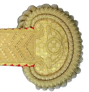 Epaulettes Personalizadas para Uniformes, Bordado en Tela de Latón, con Logotipo Personalizado y Servicio OEM - Product Image 2