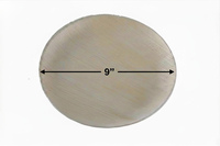 Duurzame, milieuvriendelijke houten wegwerp borden met gravure, geschikt voor feesten en buitengebruik, 9 inch, BPA-vrij, biologisch afbreekbaar, premium kwaliteit