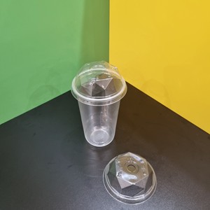 Listo para enviar, precio económico, 12/16/24 oz, vaso de plástico PP en forma de U con tapa, logotipo personalizado, desechable, transparente, para bebidas frías y calientes - Product Image 4