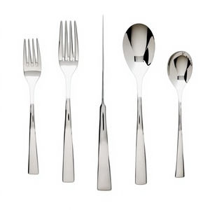 Juego de Cubiertos de Acero Inoxidable de Primera Calidad, Estilo Internacional BS, con Acabado Espejo, Diseño Único para Restaurantes, Ecológico - Product Image 2