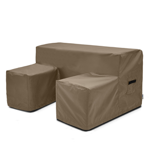 Modern Minimalist Dustproof 100% Waterproof Patio Furniture Covers U Shape Sectional Couch Covers Sectional Covers <b>Slipcovers</b> - Product Image 3