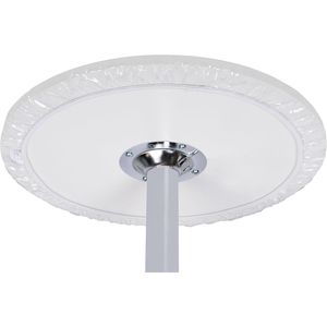 Heavy Duty Clear Vinyl Elasticized Tablecloth Premium Fitted <b>Table</b> Cover for Fine <b>Tables</b> Great for <b>Protection</b> - Product Image 1