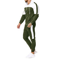 Conjunto de Ropa Urbana de Invierno para Hombre, 100% Algodón, Estilo Moderno