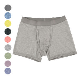 Calzoncillos bóxer de punto transpirables de nueva moda para hombre, fabricados en Bangladesh, suaves y elásticos, con logo personalizado impreso, para adultos, bajo FOB - Product Image 1