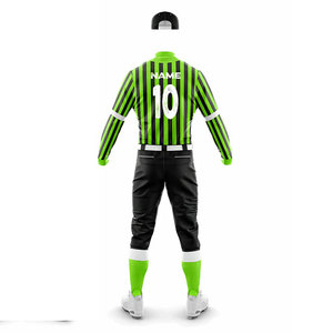 Manufacturer Uniform Solid Color Baseball Sports Kit Button Up Jersey Full Set <b>Socks</b> Belts Practice Wear Adults Uniform OEM - Product Image 6