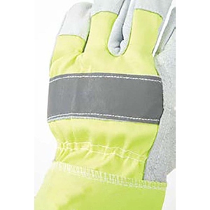 Gants de travail en cuir de vachette pleine fleur, haute performance, robustes, doux et confortables, pour le travail lourd et le jardinage, modèle Canadian Rigger. - Product Image 6