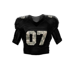 Ensemble d'uniformes de football américain personnalisés par sublimation, motif camouflage numérique, maillot et pantalon d'entraînement pour équipe, vêtements de sport pour adultes, coupe courte - Product Image 5