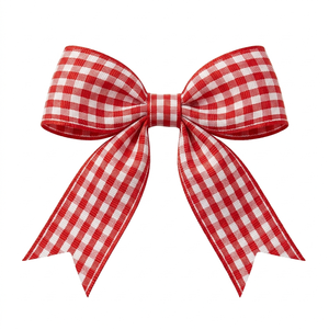 Ruban gros-grain à carreaux rouges et blancs de 15 mm de Neelkamal Industries, vente en gros pour la décoration de pique-niques, l'emballage de cadeaux et les nœuds pour cheveux - Product Image 3