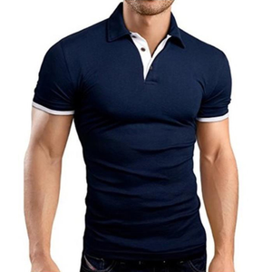 Camisetas de Golf para Hombre, Talla Grande, Tejido Sólido 100% Algodón, Logotipo Personalizado Bordado, Secado Rápido, Ligeras - Product Image 3
