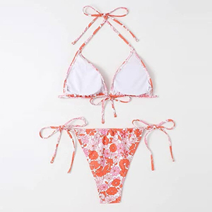 <b>Sexy</b> Striped Micro <b>Bikini</b> 2026 Trend Women Swimsuit Female Halter Swimwear Thong <b>Bikinis</b> <b>Set</b> Two-piece Beachwear Bathing Suit - Product Image 2
