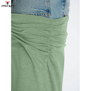 เสื้อกล้ามผู้หญิงพิมพ์โลโก้คุณภาพสูงตามสั่ง ผ้าฝ้าย 100% แห้งเร็ว ระบายอากาศได้ดี น้ำหนักเบา ผ้าถัก สวมใส่สบาย - Product Image 5