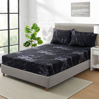 Ensemble de draps pliables écologiques modernes personnalisés, tissu en coton polyester durable, 600 fils, lavable en machine, élégant