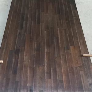 Encimeras de madera de acacia articuladas con los dedos, Panel de aceite de cera, acabado de teca dorada para uso en la cocina - Product Image 3