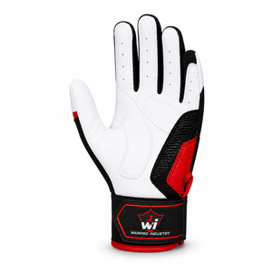 Guantes de Bateo de Béisbol Premium para Hombre con Palma de Cuero Suave, Agarre Fuerte, Transpirables, Cómodos, Correa de Muñeca Ajustable, Equipo Deportivo - Product Image 5