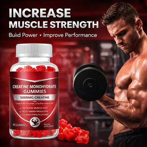 Gomitas de Creatina Monohidrato Más Vendidas para Hombres y Mujeres, Favorecen la Fuerza, la Potencia y el Rendimiento en el Entrenamiento, 60 Unidades - Product Image 4