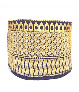 Gorro de oración musulmán tradicional bordado de algodón, suave, cómodo, transpirable, ideal para el uso diario en la Salah y la mezquita. - Product Image 6