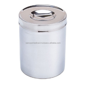 Pot à pansements médical WARSAW de qualité supérieure en acier inoxydable, certifié ISO et CE, instruments de stérilisation |   porte-aiguille - Product Image 2